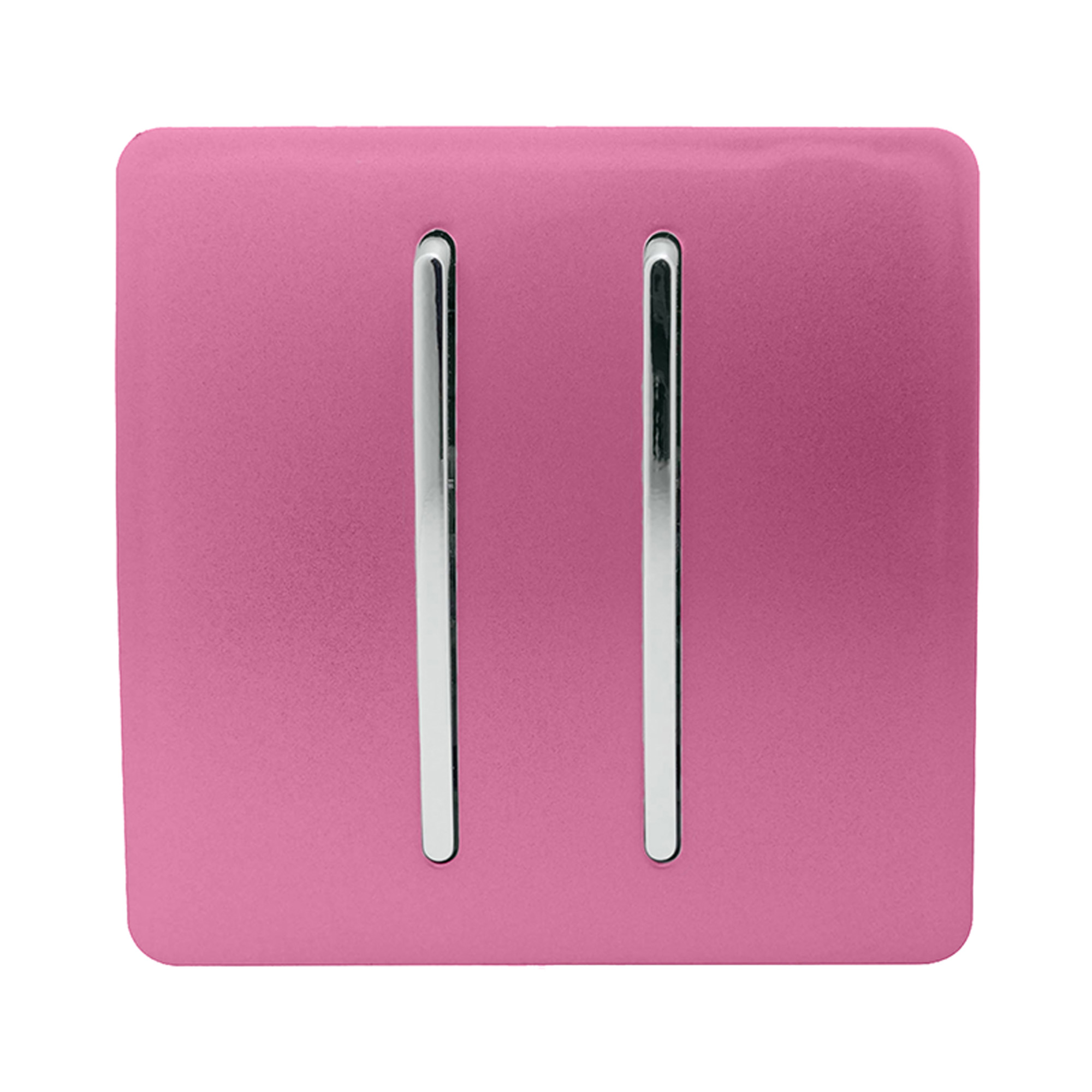 ART-SSR2PK  2 Gang Retractive Home Auto.Switch Pink